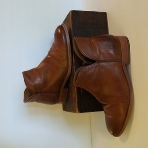 Frye cognac leather Melissa shootie booties - 7.5